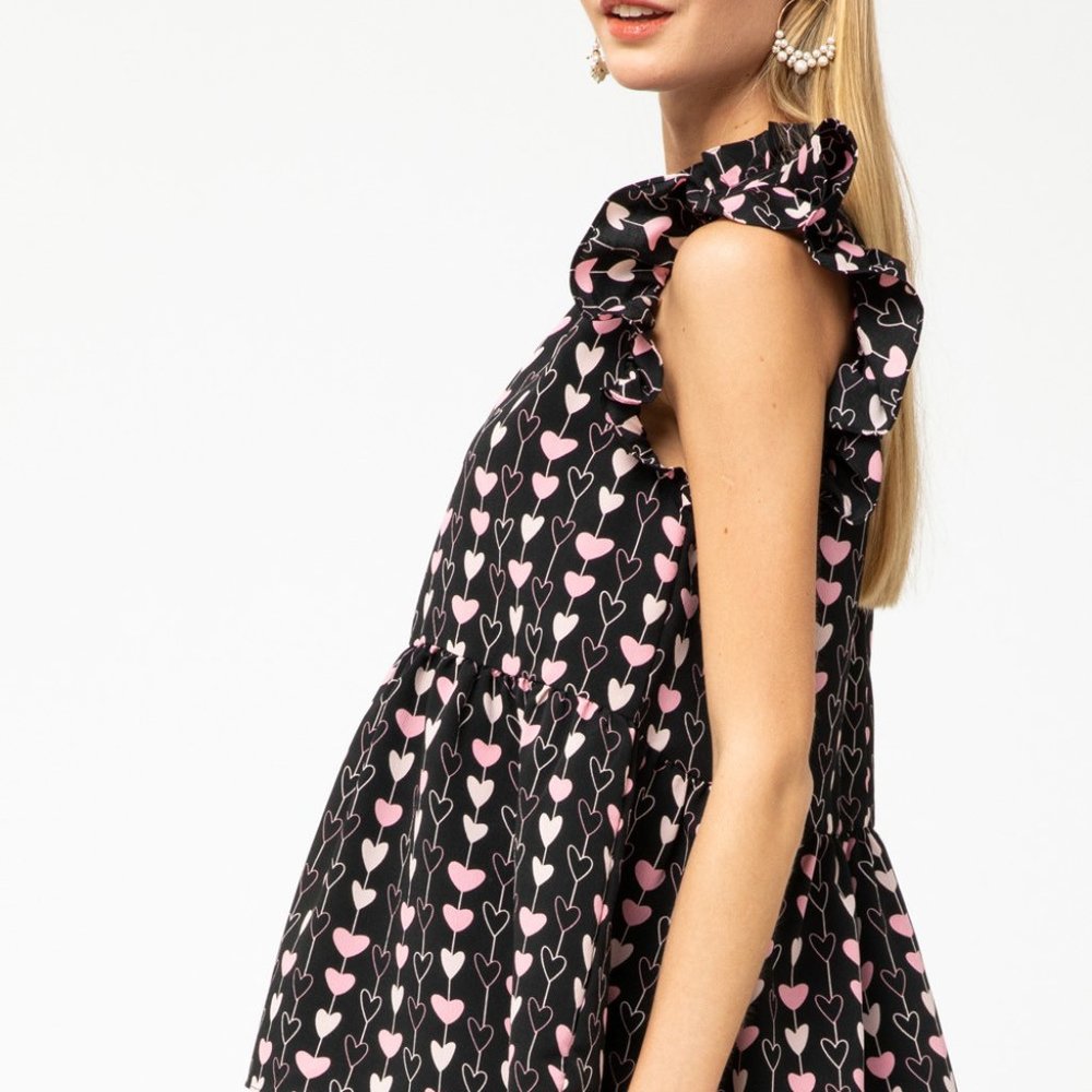 Sweetheart Peplum Top NWT - Picture 3 of 5